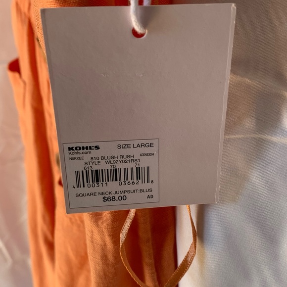 Lauren Conrad Orange Jumpsuit - Picture 3 of 4